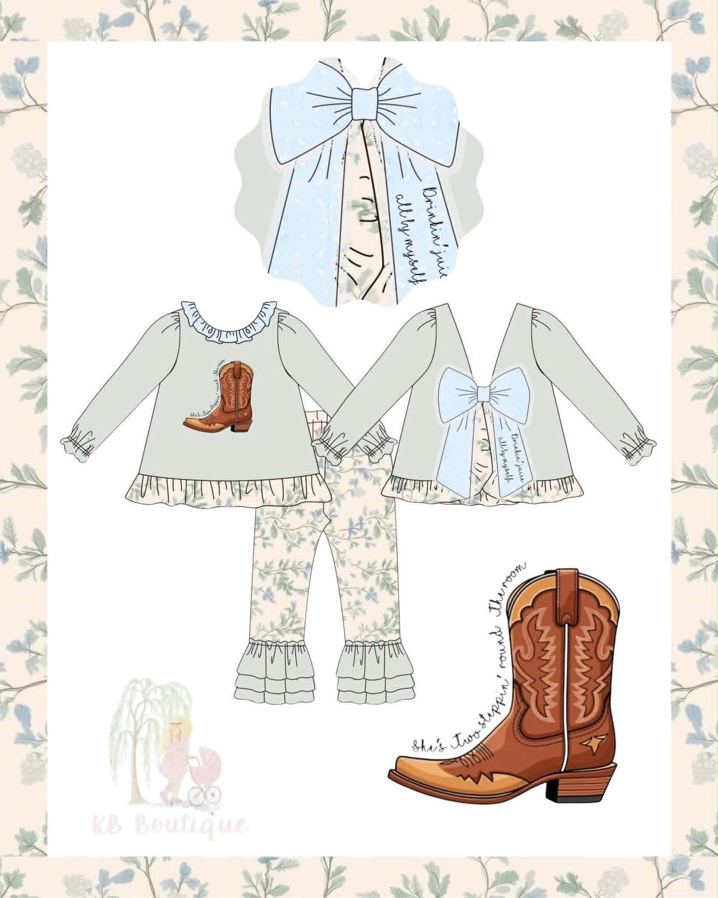 Boots & Bluebells Set