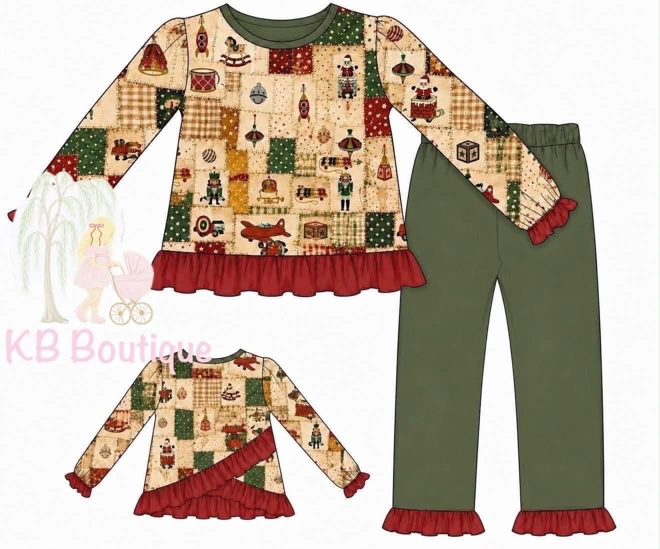 The Vintage Christmas Morning Set