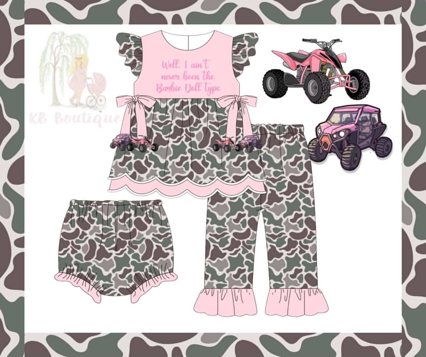 Well, I Ain't Never Been the Doll Type Outfit Set